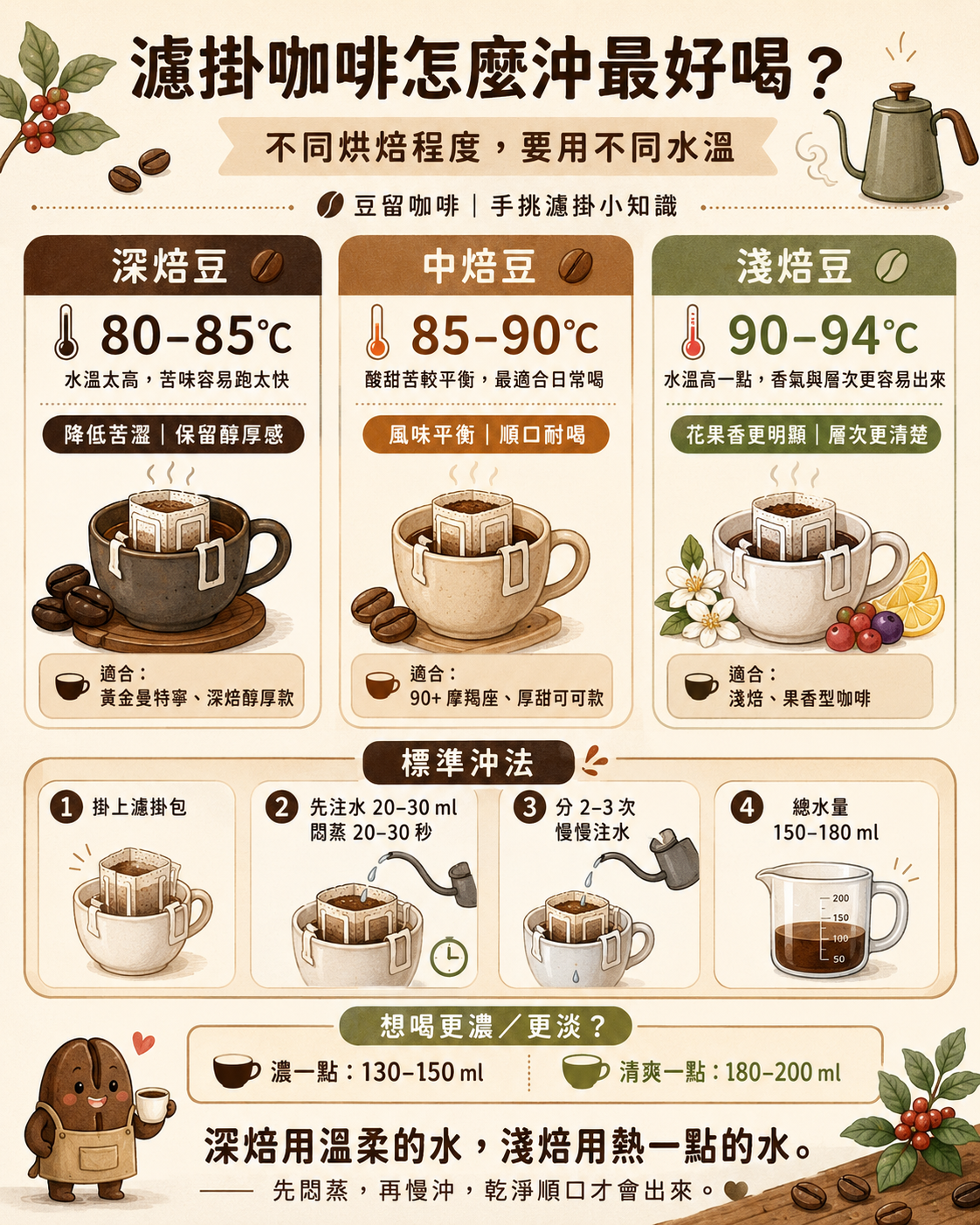 濾掛咖啡沖泡指南圖文